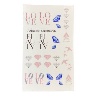 Waterdecals Love