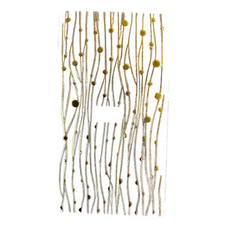 Nail Art Sticker Goud Dots