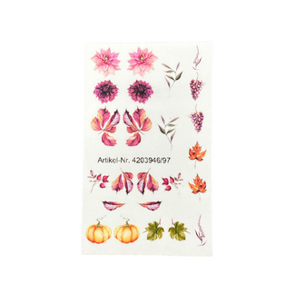 Waterdecals Vintage Flowers