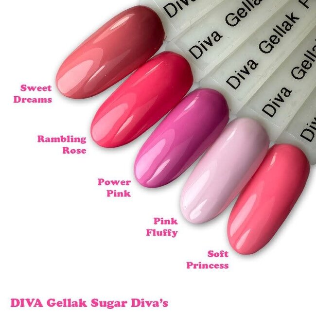 Set Gellak Sugar Diva's 5 st. 10 ml.