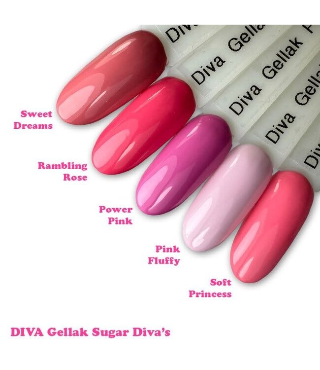 Set Gellak Sugar Diva's 5 st. 10 ml.