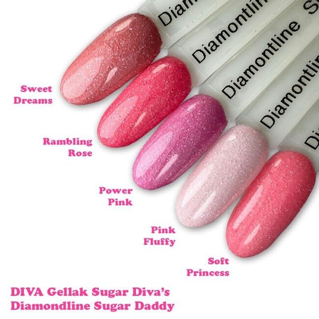 Set Gellak Sugar Diva's 5 st. 10 ml.