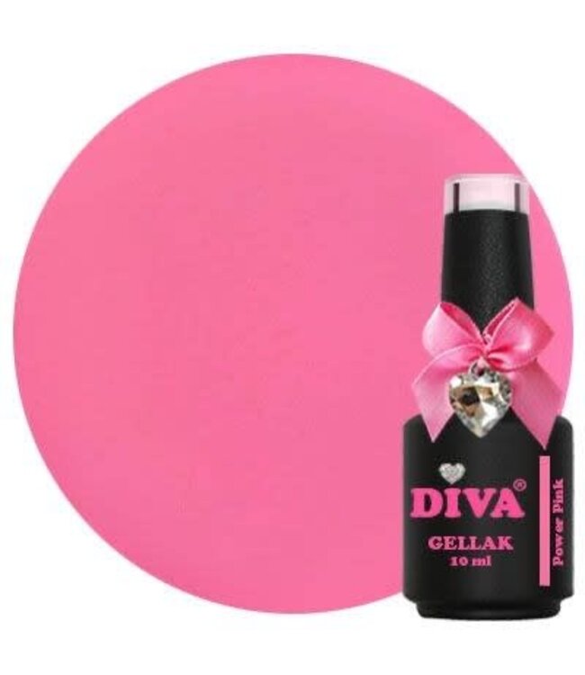 Diva 164 Gellak Power Pink 10 ml.