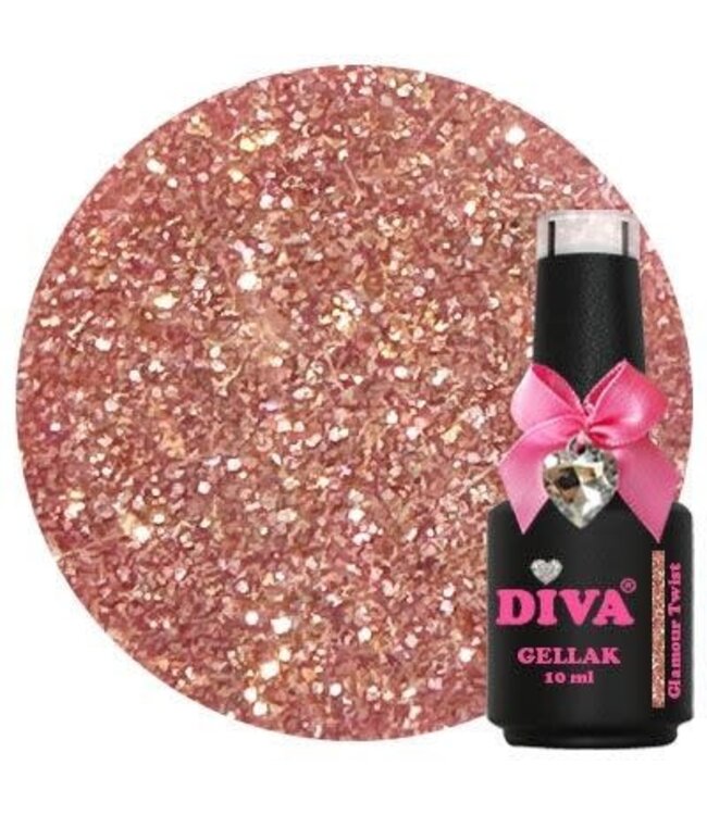 Diva 432 Gellak Glamour Twist 10 ml.
