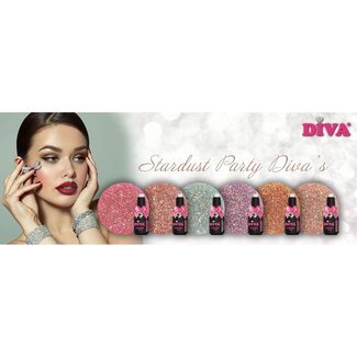 Diva Set Gellak Stardust Party Diva's 6 st. 10 ml.