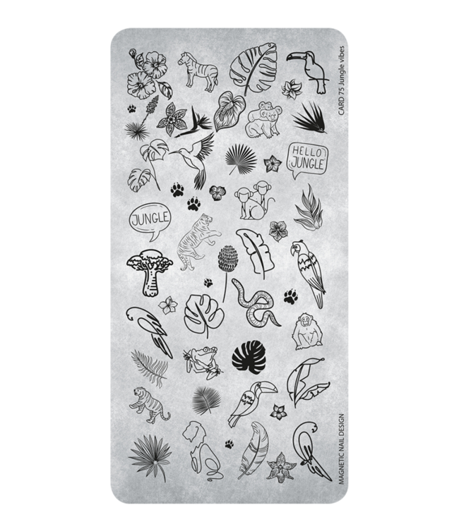 Stempelplaat 75 Jungle Vibes