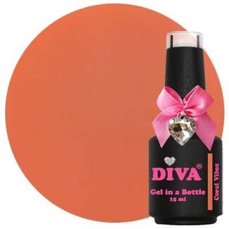 Diva Gel in a Bottle Coral Vibes 15 ml.