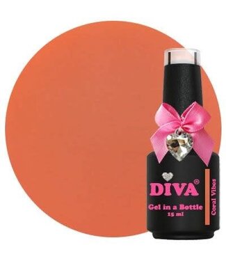Diva Gel in a Bottle Coral Vibes 15 ml.