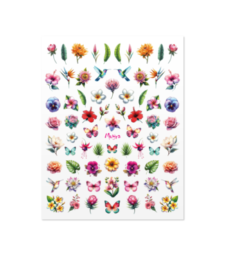 Moyra Moyra Matrica Sticker 29 Bloemen