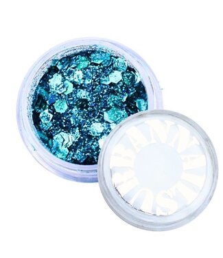 Urban Nails Glitter Blauw Mix