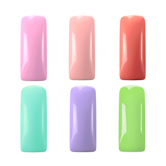 Magnetic Set Floral Symphony 1 & 2 Gelpolish , 6 stuks