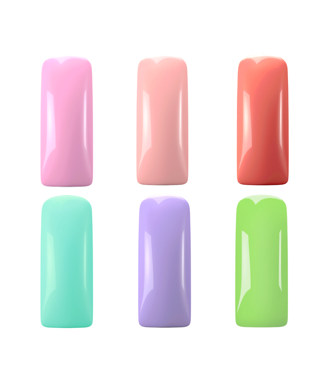 Set Floral Symphony 1 & 2 Gelpolish , 6 stuks