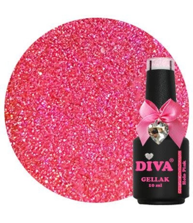 Diva 53 Gellak Holo Pink 10 ml.