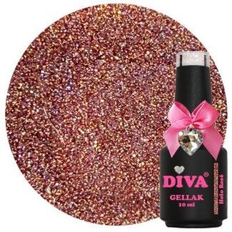 Diva 51 Gellak Holo Rosé 10 ml.
