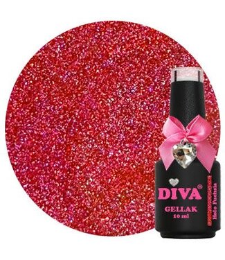 Diva 50 Gellak Holo Fuchsia 10 ml.