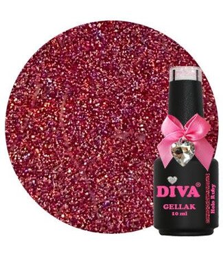 Diva 49 Gellak Holo Ruby 10 ml.