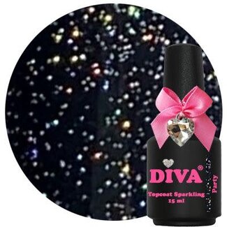 Diva Sparkling Party Topcoat 15 ml.