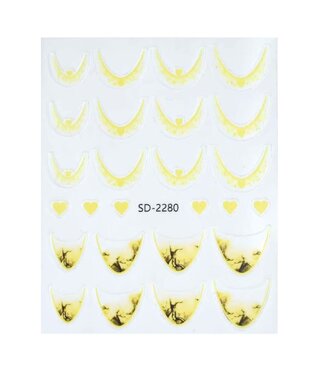 Urban Nails Nail Art Sticker V - 02 Geel