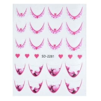 Urban Nails Nail Art Sticker V - 03 Roze