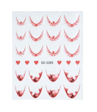 Urban Nails Nail Art Sticker V - 05 Rood