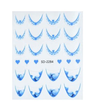 Urban Nails Nail Art Sticker V - 06 Blauw