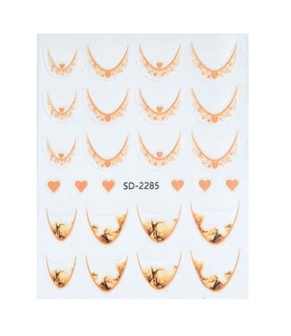 Urban Nails Nail Art Sticker V - 07 Oranje