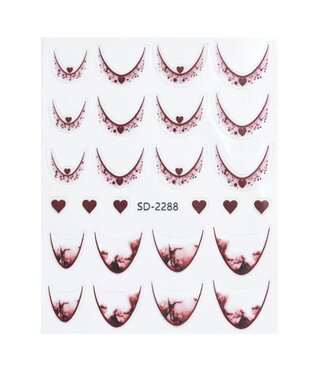 Urban Nails Nail Art Sticker V - 10 Bruin