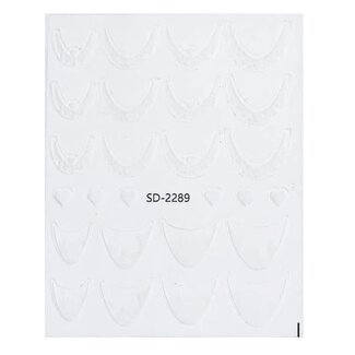 Urban Nails Nail Art Sticker V - 11 Wit