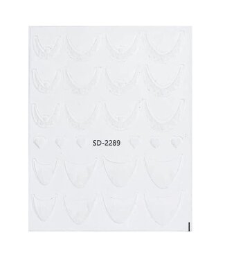 Urban Nails Nail Art Sticker V - 11 Wit