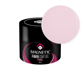 Magnetic Fiber Coat Gel Pink - Pot 30 g.