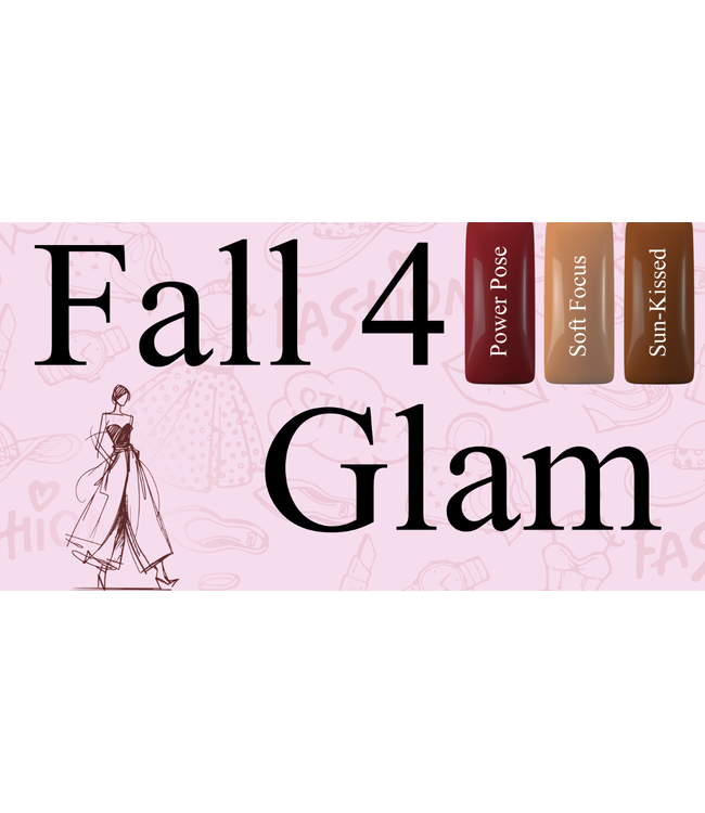 Magnetic Set Fall for Glam Gelpolish , 3 stuks