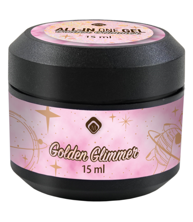 All in One Gel Golden Glimmer 15 ml.