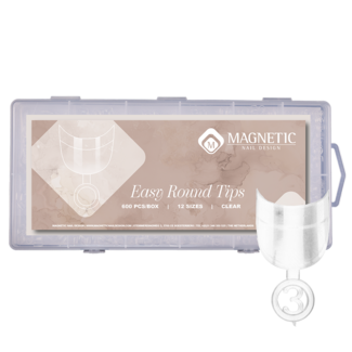 Magnetic Easy Round Tips 600 st.