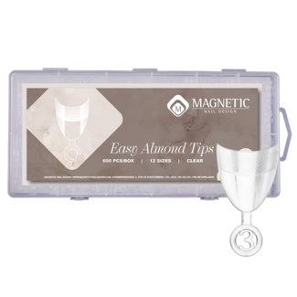 Magnetic Easy Almond Tips 600 st.