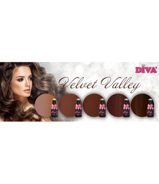 Diva Set Gellak Velvet Valley 5 st. 10 ml.