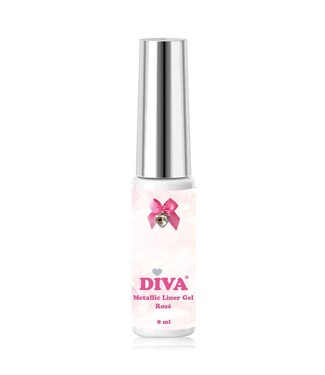 Diva Metallic Liner Gel Rosé