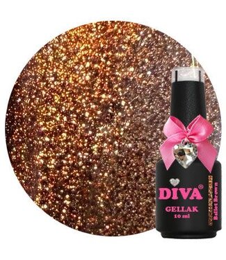 Diva 82 Gellak Cat Eye Ballet Brown 10 ml.
