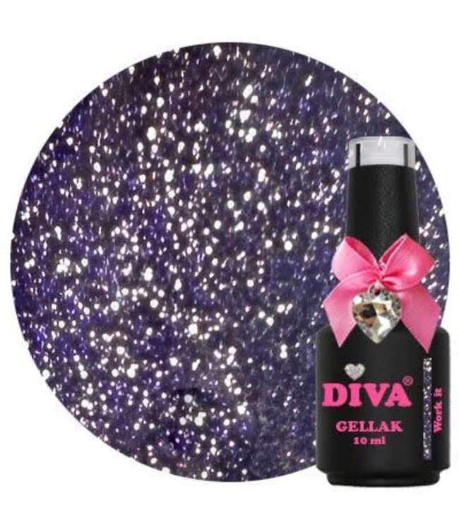 Diva 130 Gellak Cat Eye Work It 10 ml.