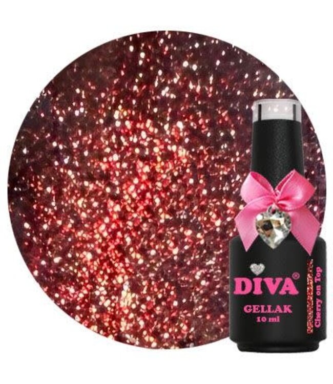 Diva 129 Gellak Cat Eye Cherry on Top 10 ml.