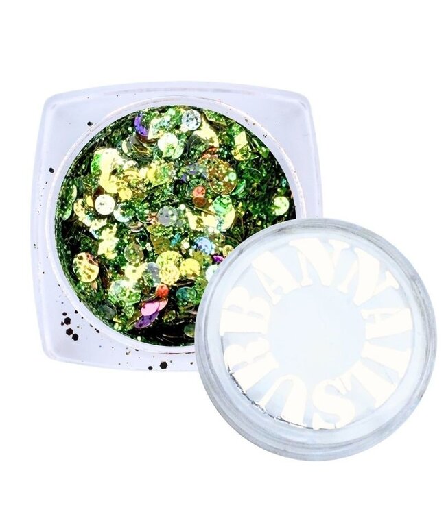 Cadeau Glitter Groen Mix