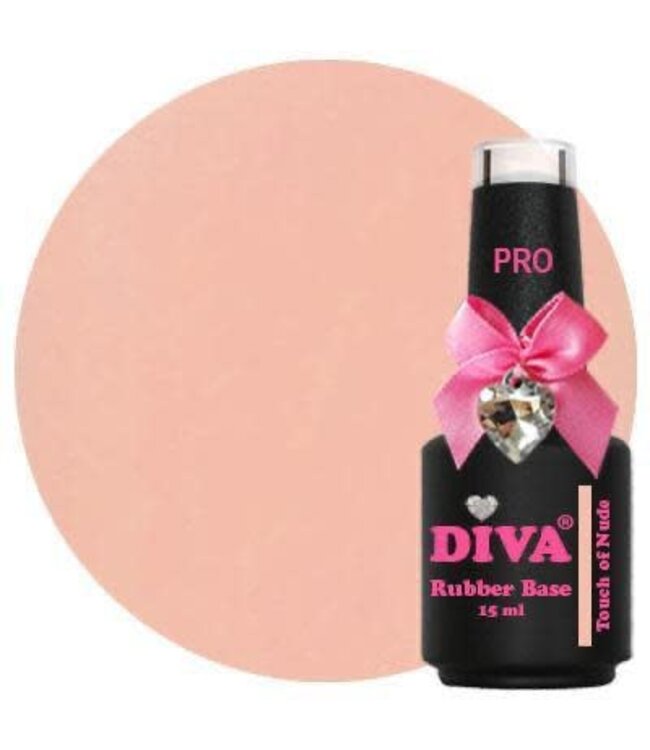 Diva Rubber Base Pro Touch of Nude 15 ml.