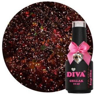 Diva 163 Gellak Rouge Glitzz 10 ml.