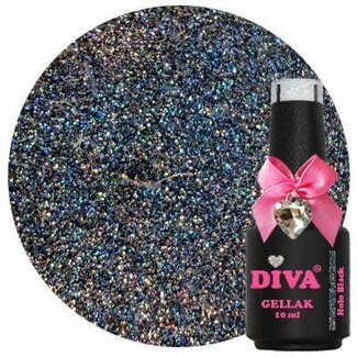 Diva 317 Gellak Holo Black 10 ml.