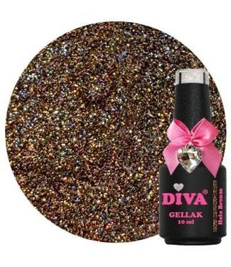 Diva 318 Gellak Holo Bronze 10 ml.