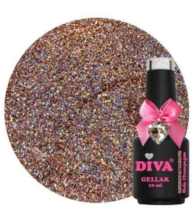 Diva 320 Gellak Holo Champagne 10 ml.