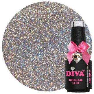 Diva 321 Gellak Holo Silver 10 ml.