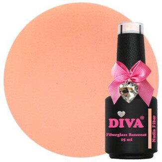 Diva Fiberglass Basecoat Nudie Fiber 15 ml.