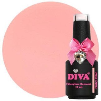 Diva Fiberglass Basecoat Pinky Fiber 15 ml.