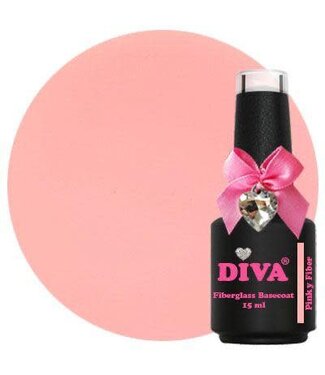 Diva Fiberglass Basecoat Pinky Fiber 15 ml.
