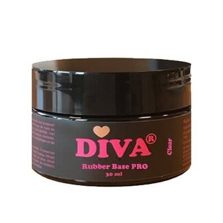 Diva Rubber Base Pro Clear Pot 30 ml.